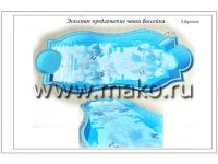 Вариант дизайна бассейна
