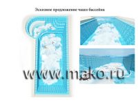 Вариант дизайна бассейна