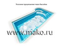 Вариант дизайна бассейна